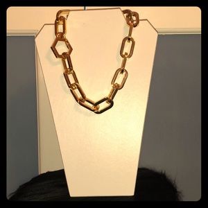 Tory Burch Gold Tone Link Necklace